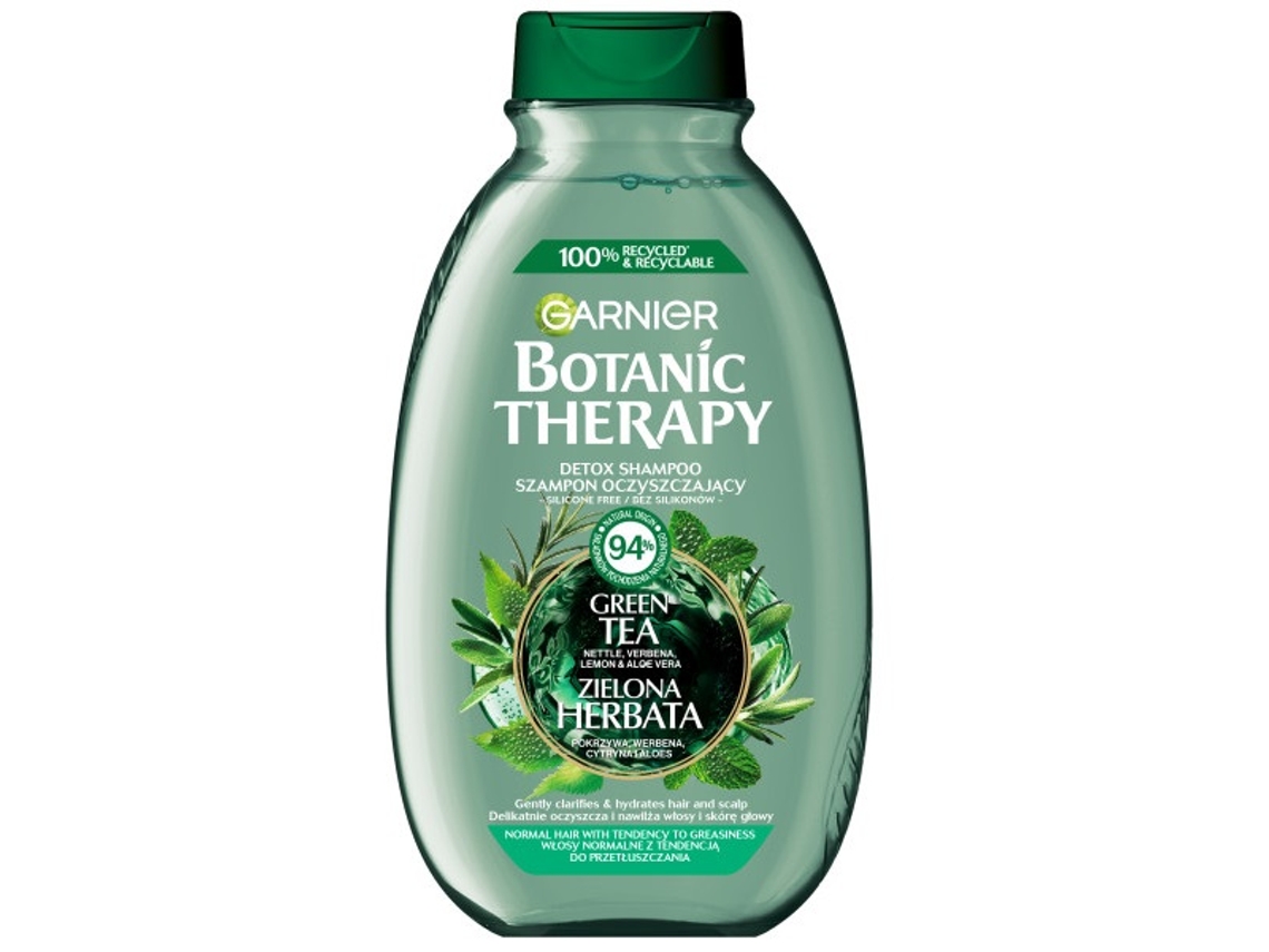 Champú Botánico Garnier Extracto De Té Verde 400 Ml