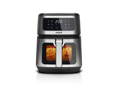 Freidora de aire digital HAEGER Cook Mate 5 L 8 programas Pantalla digital, 1200W