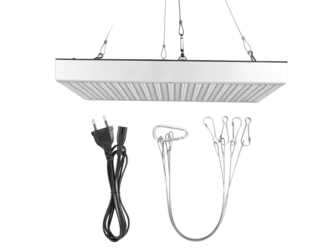 MEOIRUERY Lámpara de Cultivo LED Full Spectrum 45W para Plantas de Interior con Enchufe UE