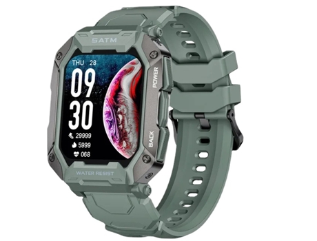 Reloj inteligente de buceo para hombres pulsera deportiva al aire libre 5ATM natación profunda Monitor de salud impermeable Bluetooth música Smartw...