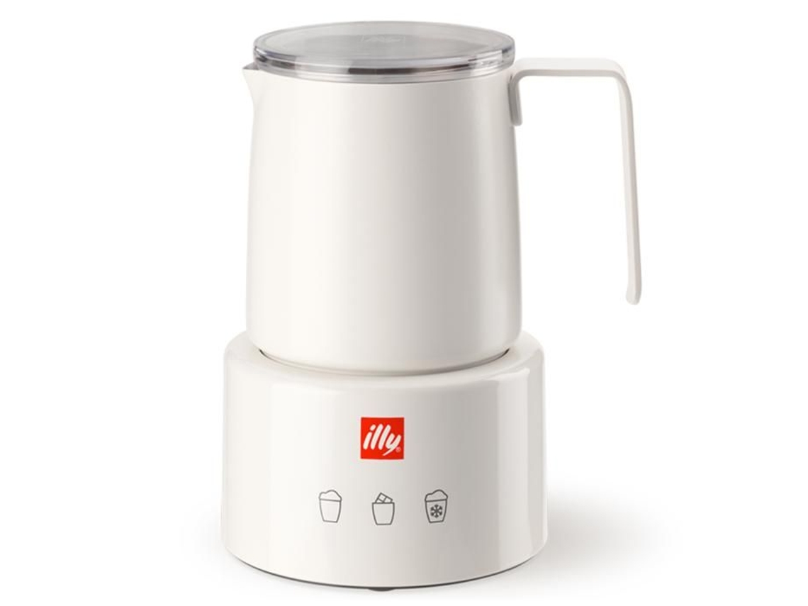 Espumador de leche blanco Illy