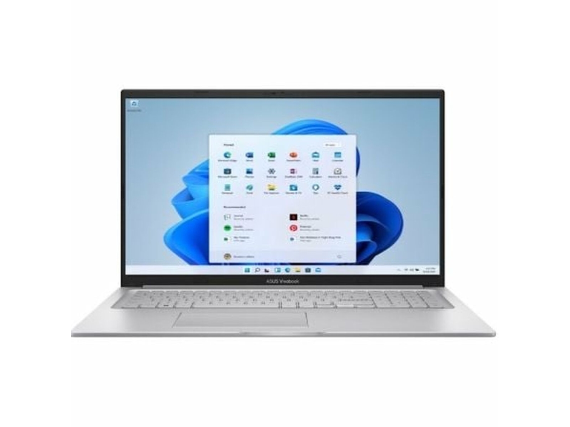 Laptop Asus Vivobook 17 F1704va-au029w (16 Gb Ram - Plateado - 1 Tb Ssd - 17,3 - Enchufe Eu - Qwerty Español - Intel)