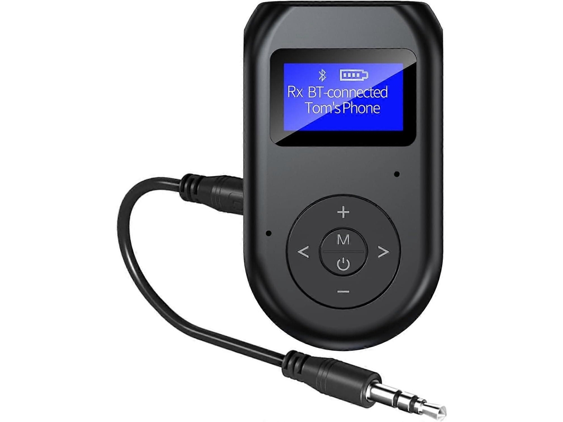 Transmisor y receptor Bluetooth 5.0 3 en 1 de GOKOCO con baja latencia y batería recargable.
