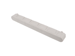 Caja Para Quilla Individual Para Tabla De Surf/windsurf De 10,5 Pulgadas, Color Blanco, Pvc Resistente.
