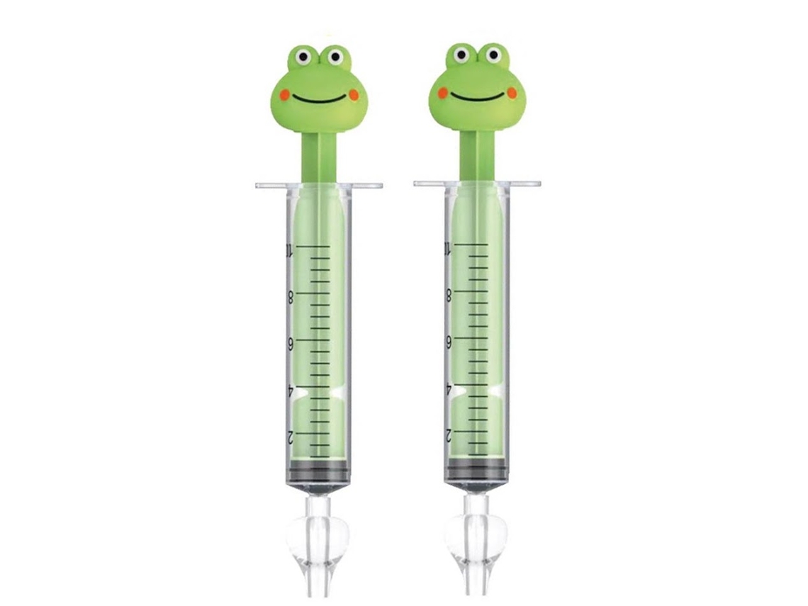 VOG PROTECT Jeringas Baby Nose Frog sin bisfenol A - 4 meses y más Verde