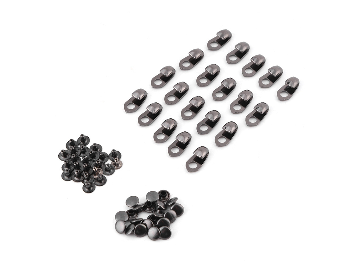 20 Hebillas De Remache/juego Para Botas, Camping, Senderismo Y Escalada.