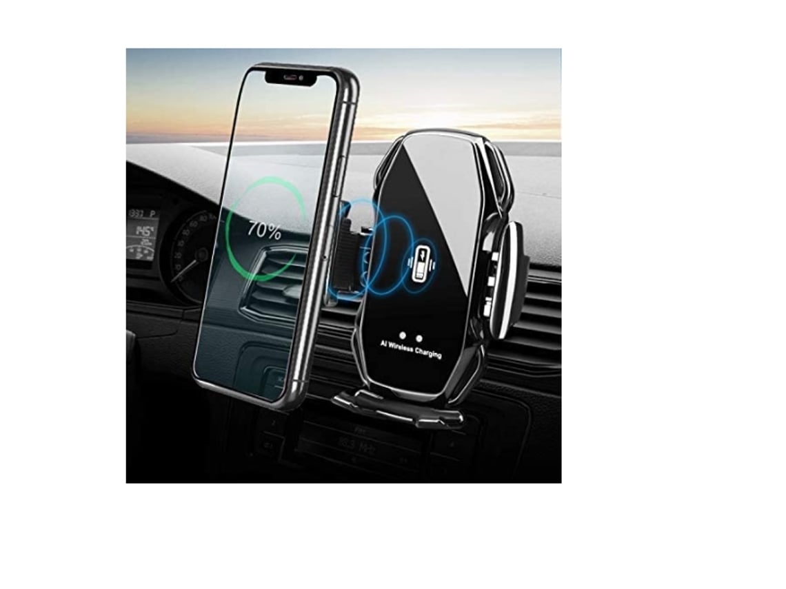 Cargador Sem Carro Ventilação Automotivo YIZHOOD Negro