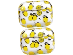 Estuche Completo De 2 Piezas Para Auriculares Inalámbricos, Con Diseño De Frutas.