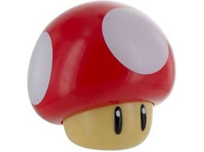 Lampara Super Mario mushroom luz con sonido multi bross seta nintendo
