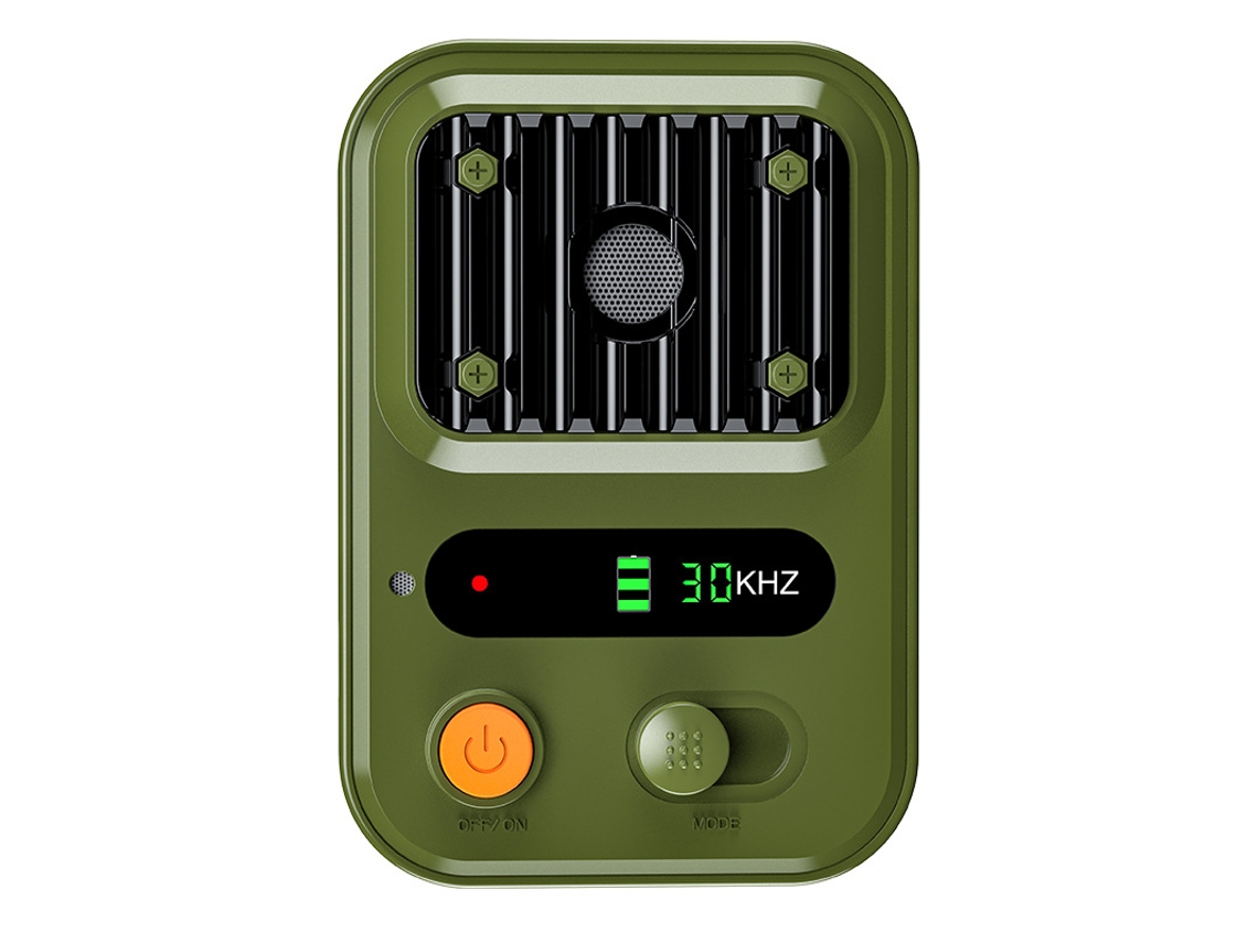 Dispositivo Antiladridos Para Perros, 3 Modos De Disuasión Con Un Alcance De Hasta 15 Metros, Pantalla Digital, Recargable E Impermeable Digitallab Verde