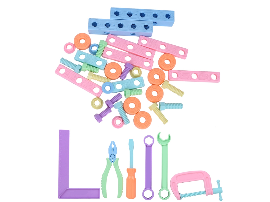 2026-set De Bloques Constructor Diy Manual Con Tornillos Juguete Educativo Para Niños (108-5)
