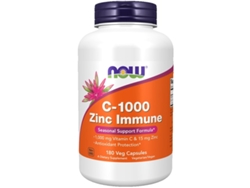 C-1000 Zinc Immune 180 Cápsulas Vegetales NOW FOODS