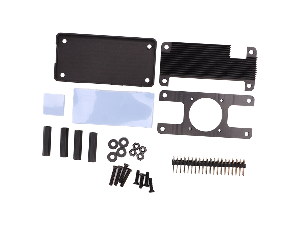 Armario Pequeño De Aluminio Con Refrigeración Pasiva, Disipación De Calor Rápida Y Conector De Pines Negro.