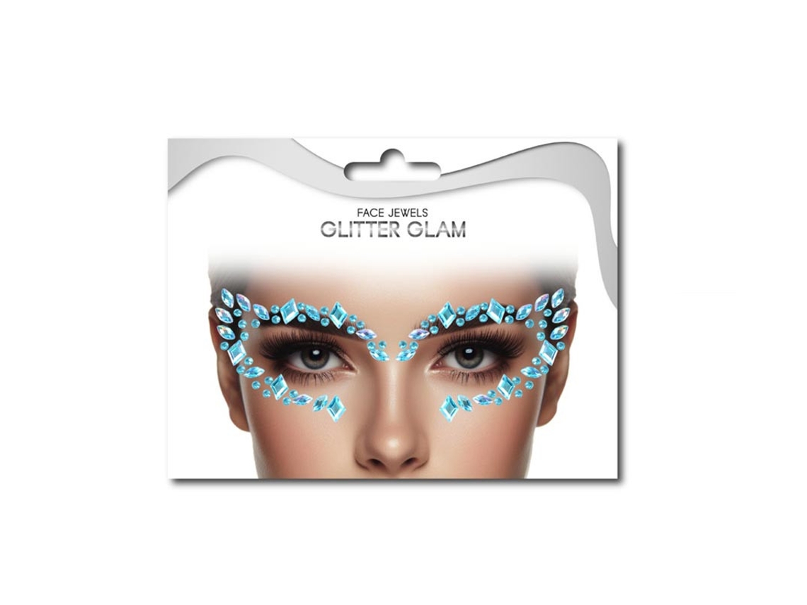 Gemas Faciales Contorno de Ojos diamantes azules
