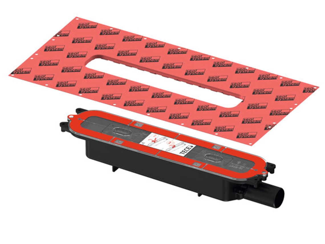 Desag&uuml,e TECEdrainprofile, plano, DN40, salida lateral, 673001