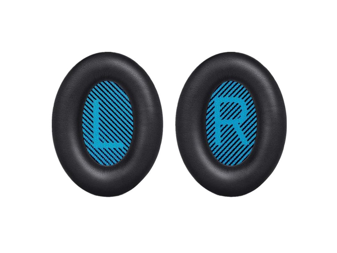 Almohadillas para los oídos Szsmart Bose Qc 35/25/15 (1 par), moldeadas en negro
