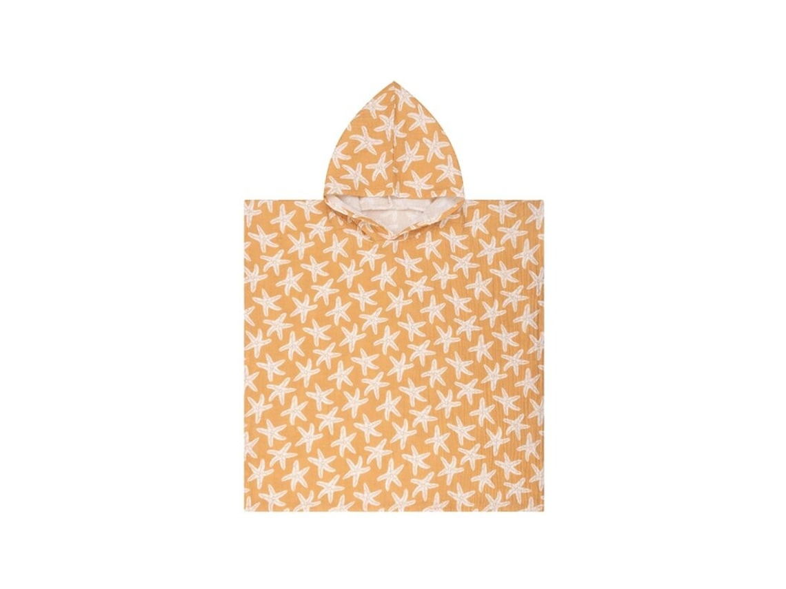 Swim Essentials Poncho De Playa Estrellas De Mar Naranja 0-10 Años