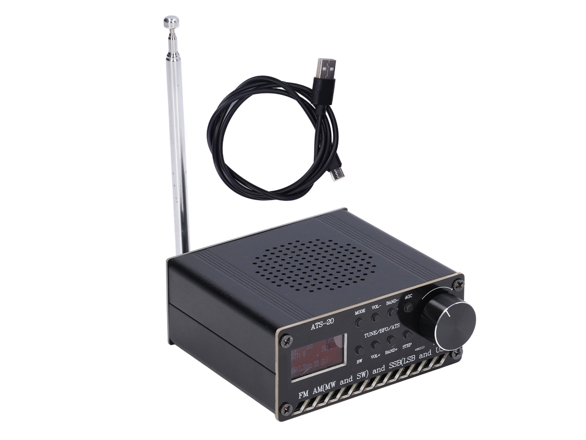 Receptor De Radio Portátil Recargable Fm Am Ssb De Banda Completa Dsp Si4732 Con Antena