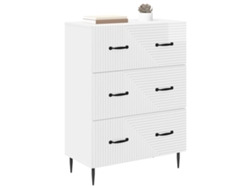 Maison Exclusive - Cajonera Blanco Brillante 66 X 34,5 X 89,5 Cm