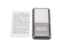 Báscula electrónica digital LCD Weiheng de 500 g/0,1 g para frutas y alimentos