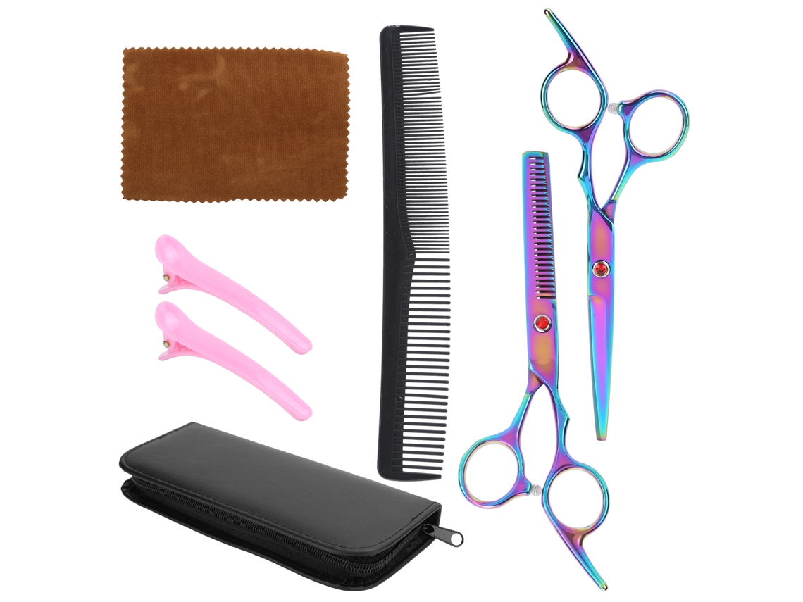 Kit de herramientas profesionales para peluquería 2026: Tijeras de corte, peines y pinzas para uso en salones de belleza.