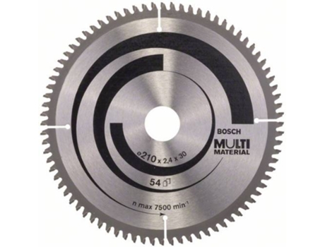 Disco de Sierra Circular BOSCH Multi Material 210x30x2.5 mm - 80