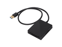 Lector De Tarjetas Usb 3.0 Con 4 Ranuras Para Tarjetas, Concentrador De Tarjetas Compatible Con Tarjetas De Memoria,