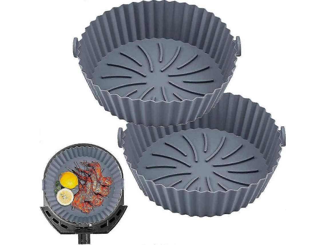 Revestimientos de silicona reutilizables para freidora de aire Siurn, paquete de 2