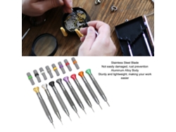 Juego De 8 Destornilladores Para Reparación De Relojes De 0,6 A 2 Mm
