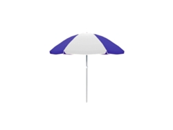 Sombrilla de playa Marbueno Summer Oxford morada de 180 cm para jardín y playa