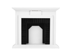 Dan26-chimenea De Madera En Miniatura 1:12 Para Casita De Muñecas, Mueble Y Accesorio Decorativo De Juguete