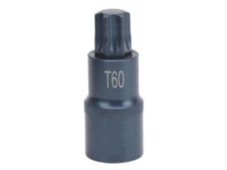 Llave De Vaso Star Alloy Steel S2 Antioxidante 1/2x55xt60 Herramienta Eléctrica Rápida Hardware Industrial Azul