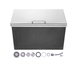 Contenedor de hielo comercial Succebuy, 610 x 508 x 382 mm