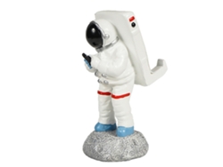 Soporte para teléfono móvil de resina con diseño de astronauta: diseño único y seguro.