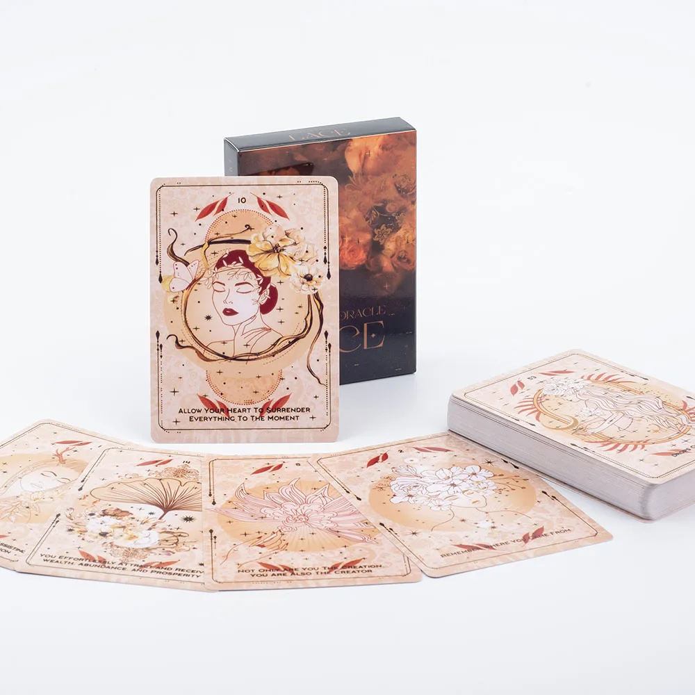 Oracle Of Destiny: Juego De Mesa Lace, Light And Wisdom (versión En Inglés) - Baraja Oracle Of Destiny (53 Cartas, 10,4 X 7,4 Cm)