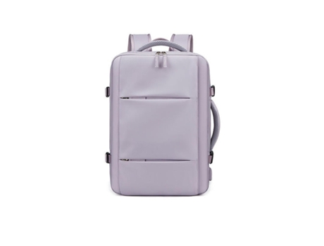 Mochila para hombre Mochila de viaje al aire libre de gran capacidad Mochila impermeable para computadora para mujer-púrpura