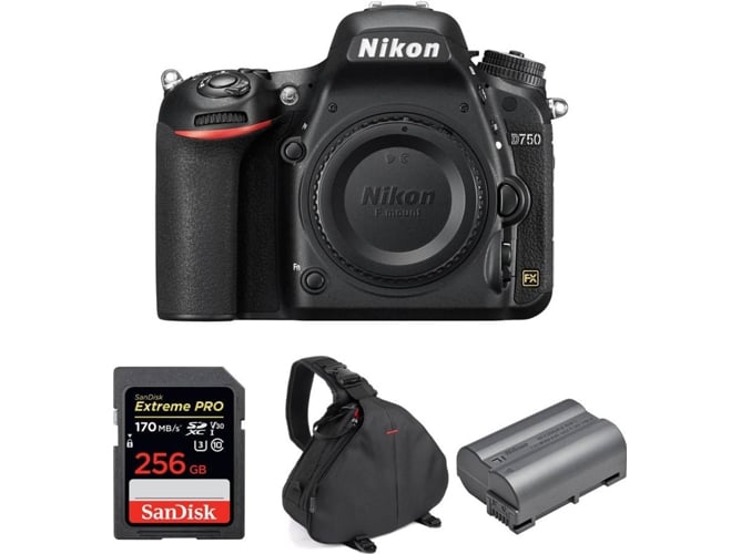 Kit Cámara Réflex NIKON D750+ 256GB + EN-EL15b