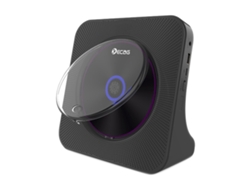 Reproductor de CD retro Yuysan KC-806 con Bluetooth, recargable, color negro