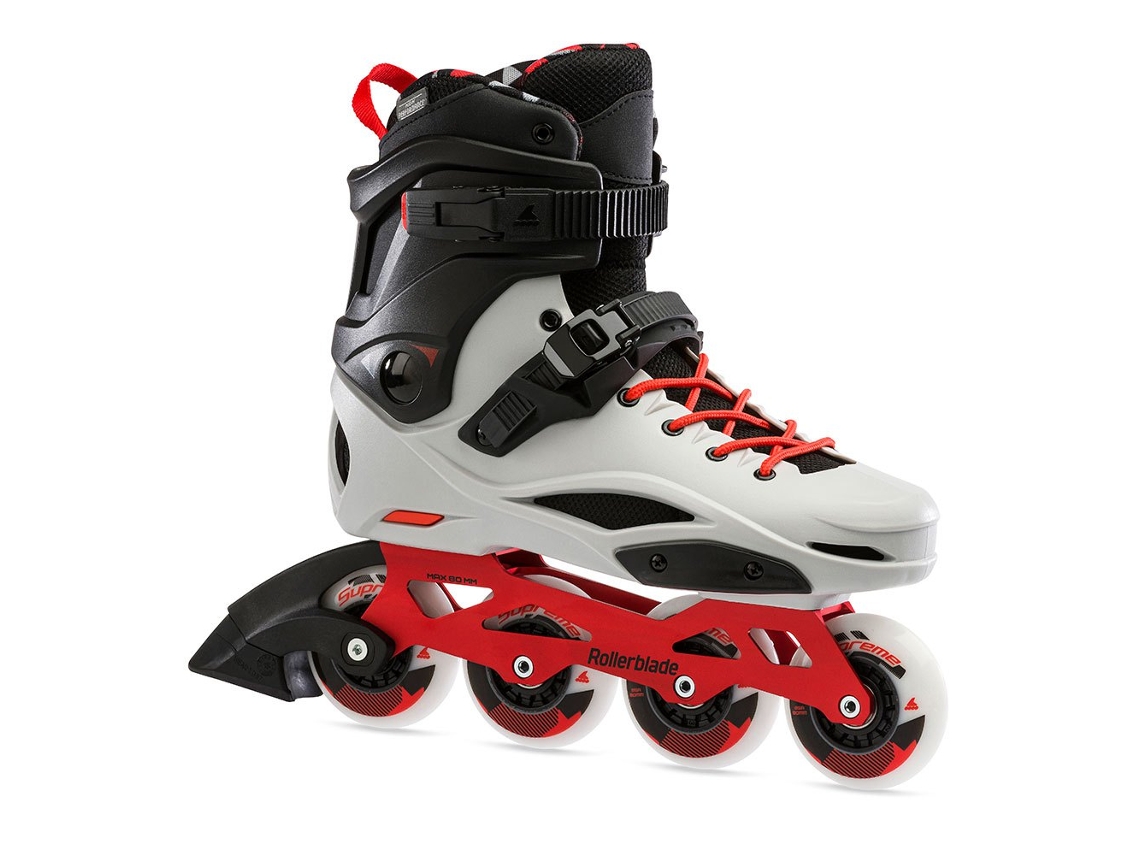 Patina em Linha Rb Pro X Branco Preto Eu 45 1/2Rollerblade