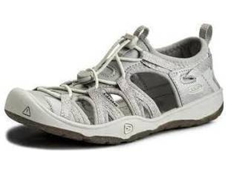 Sandalias KEEN Moxie Cuero natural Niños (32-33 - Blanco)