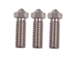 3 Boquillas Extrusoras Volcano De Acero Inoxidable M6 De 1,0 Mm Para Sidewinder X1 Tevo De 1,75 Mm