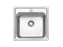 Fregadero De Cocina Un Seno Jassferry, De Acero Inoxidable 50x50 Cm