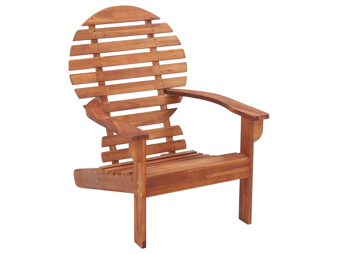 Silla Adirondack de madera maciza de acacia de DKD Home Decor