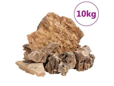 Piedras de dragón marrón VIDAXL (110 kg 5-30 cm)