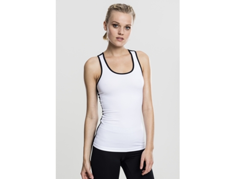 Top de Mujer URBAN CLASSICS Urban Classic Puerto Blanco (Talla: S)