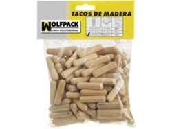 Espigas Madera 10x40 mm (Bolsa de 50 Piezas) WOLFPACK LINEA PROFESIONAL