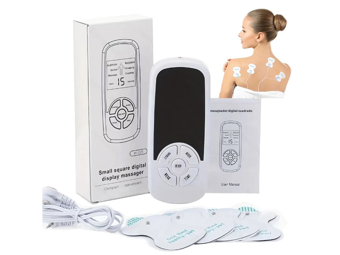 Estimulador Electromuscular De Pulso Multifuncional, Masajeador Corporal Digital