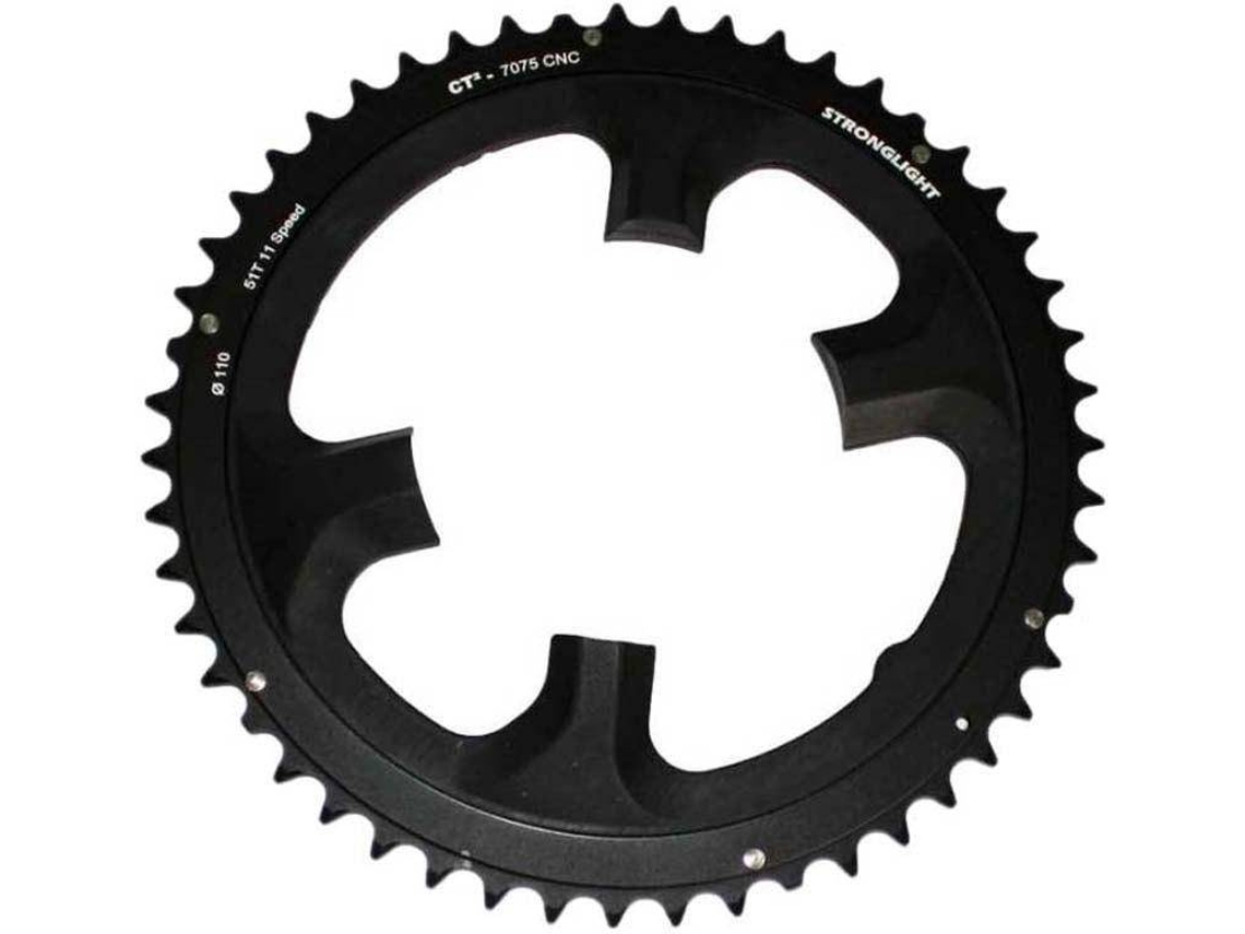 Placa de Bicicleta STRONGLIGHT Compatible Durace/Ultegra Di2 110 Bcd