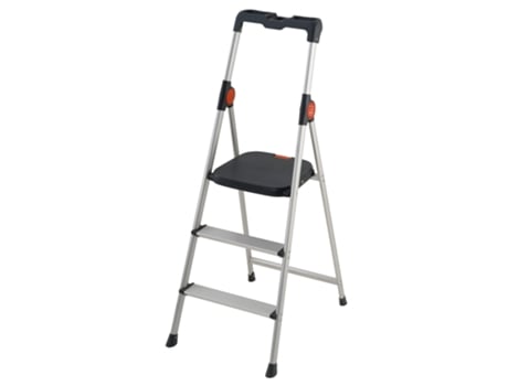 Gierre-B333-Mini escalera ultraligera de aluminio Dekorstep (3 peldaños)