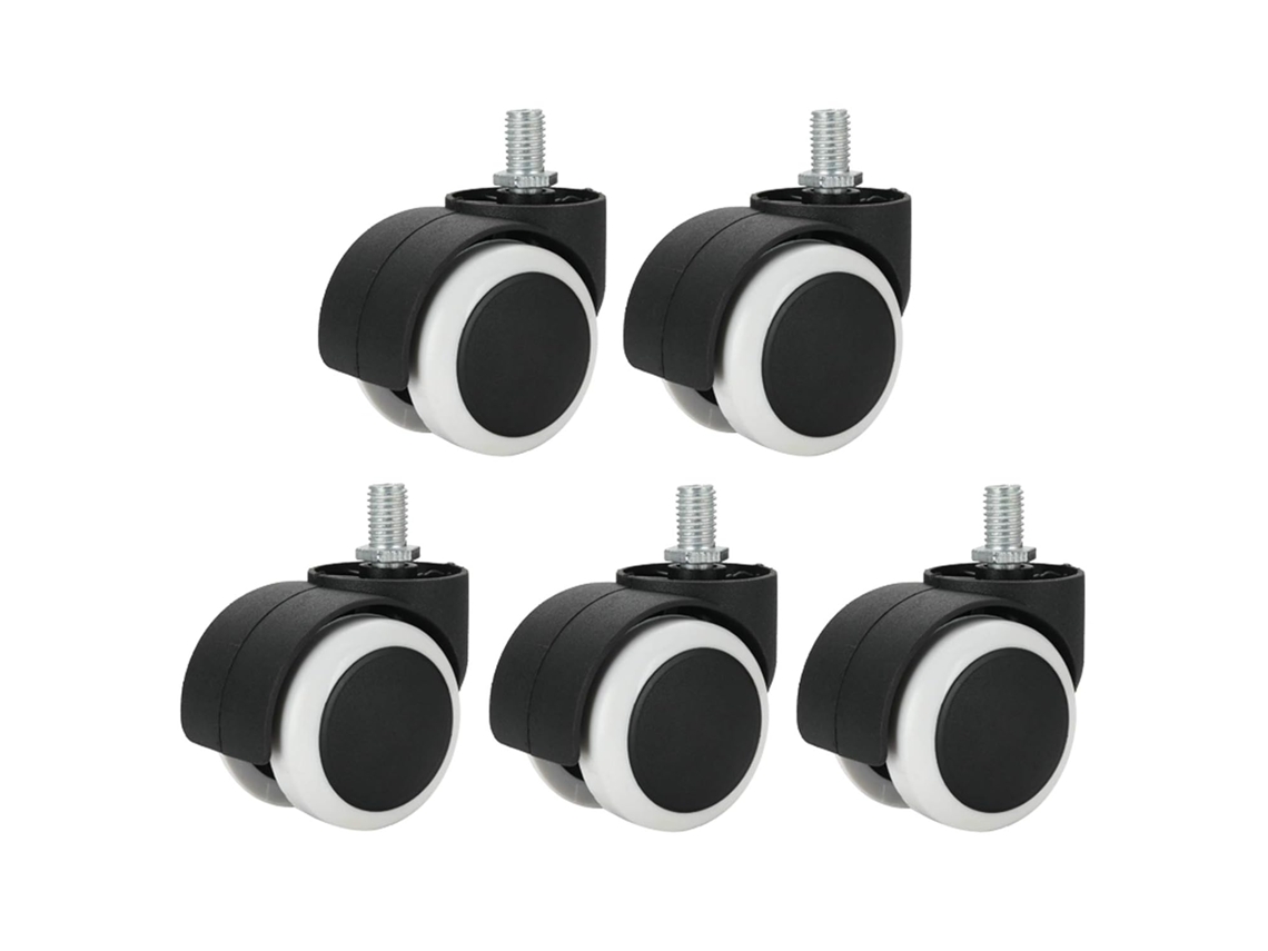 Ruedas Rodamiento Nailon 5,1 Cm Giratorias Para Muebles